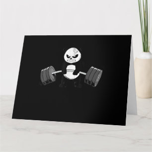 Carte Amusant Panda Workout Kitten Gym Deadlift Power