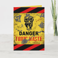 Amusant Personnalisé "Déchets Toxiques" Adulte Ann