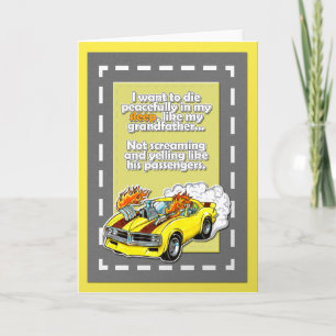 Carte Amusant Pontiac Firebird Voiture Salutation