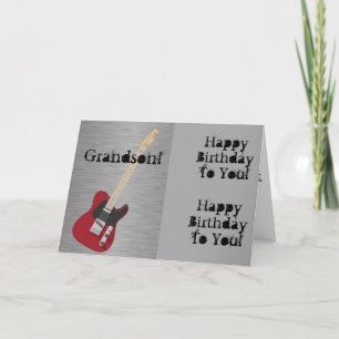 Carte Amusant, salutation d'anniversaire pour petit-fils