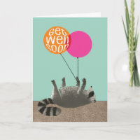 Amusant Se Bien Bientôt Raccoon Ballons