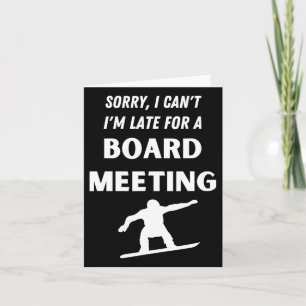 Carte Amusant Snowboard Pun Rencontre Snowboard Snowboar