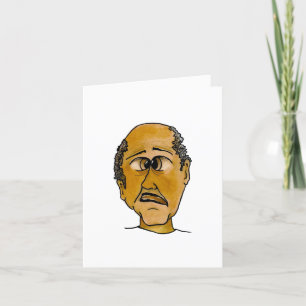 Carte Amusant type Se demandant sur le Pigeon ou la Stat