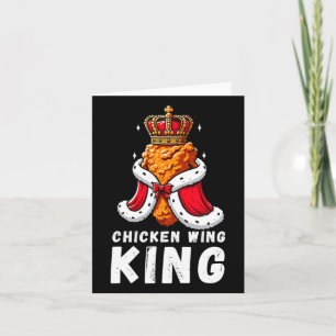 Carte Amusante aile de poulet King Bbq Aile de poulet Gr