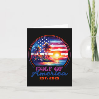 Carte Amusante Amérique des Etats-Unis Chemise Golfe des