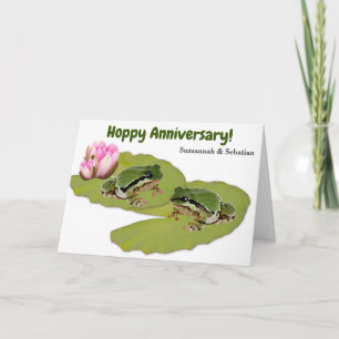 Carte Amusante Anniversaire Mariage Grenouille Couple Ly
