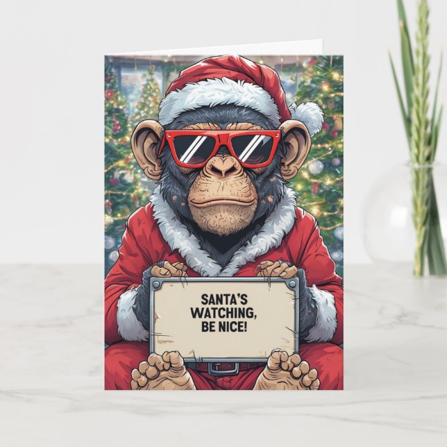 Carte amusante Joyeux Noël (Devant)