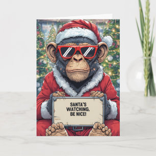 Carte amusante Joyeux Noël