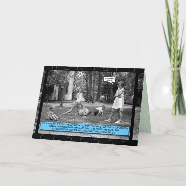 Carte amusante - Leapfrog (Devant)