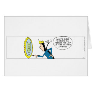 Carte amusante - Miroir magique