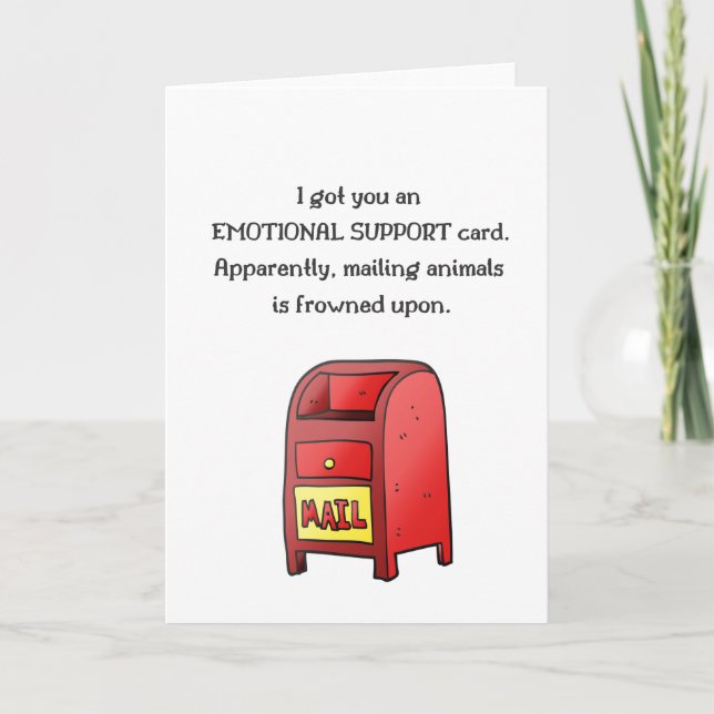 Carte amusante pour l'encouragement et le soutien (Devant)