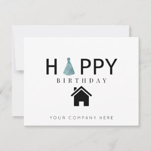 Carte Amusants Immobilier Joyeux anniversaire