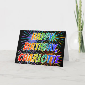 Carte Amusement "JOYEUX ANNIVERSAIRE " de "CHARLOTTE" de