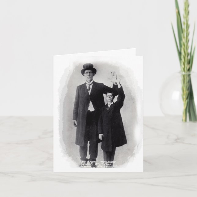 CARTE AMUSEMENT !  UN BONJOUR GÉANT ! GÉANT DE CIRQUE DE (Devant)