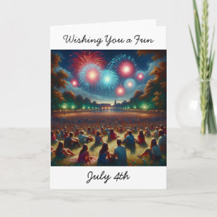 Carte Amusez-vous le 4 juillet