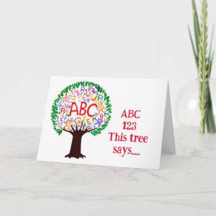 Carte AMUSEZ-VOUS POUR VOTRE "1er JOUR DE MATERNELLE"