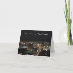 Carte Amusez-vous un Fabuleux anniversaire à Las Vegas !
