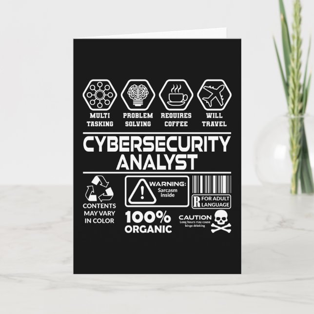 Carte Analyste de cybersécurité (Devant)
