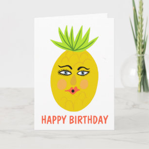 Carte Ananas sucré Whimsical Personnalisé