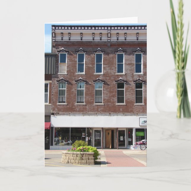 Carte Ancien bâtiment à Washington, Iowa (Devant)