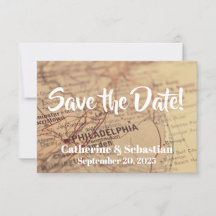Carte ancienne de Philadelphie, Pennsylvanie