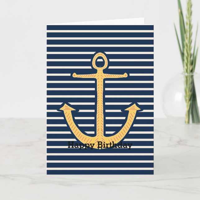 Carte Ancre de la marine (Devant)