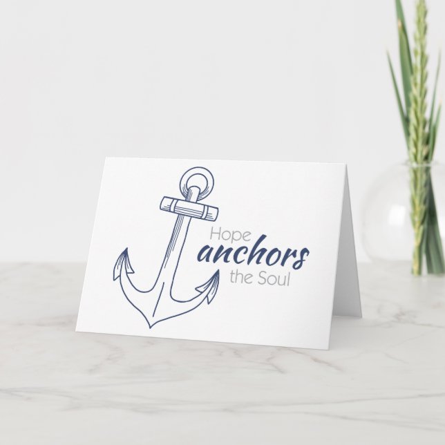 Carte Ancres d'espoir (Devant)