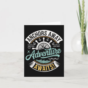 Carte Ancres Loin Aventure Attend Le Design Nautique