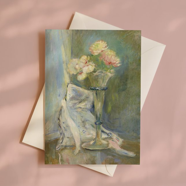 Carte Anémones Rose | Berthe Morisot (Créateur téléchargé)