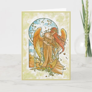 Carte Ange d'automne