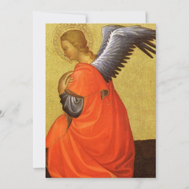 Carte Ange de la Renaissance par Maître du Bambino Vispo (Devant)