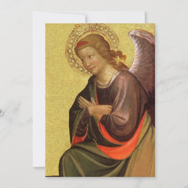 Carte Ange de la Renaissance par Maître du Bambino Vispo (Devant)
