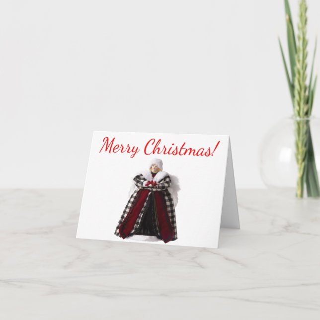 Carte Ange de Noël (Devant)