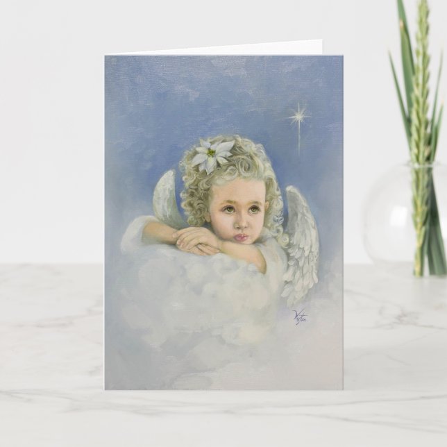 Carte Ange de Noël (Devant)