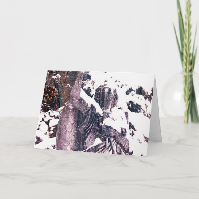 Carte Ange d'hiver (Devant)