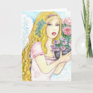Carte Ange du printemps