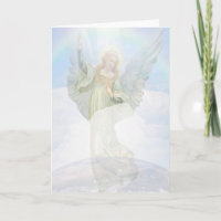 Ange gardien dans les nuages