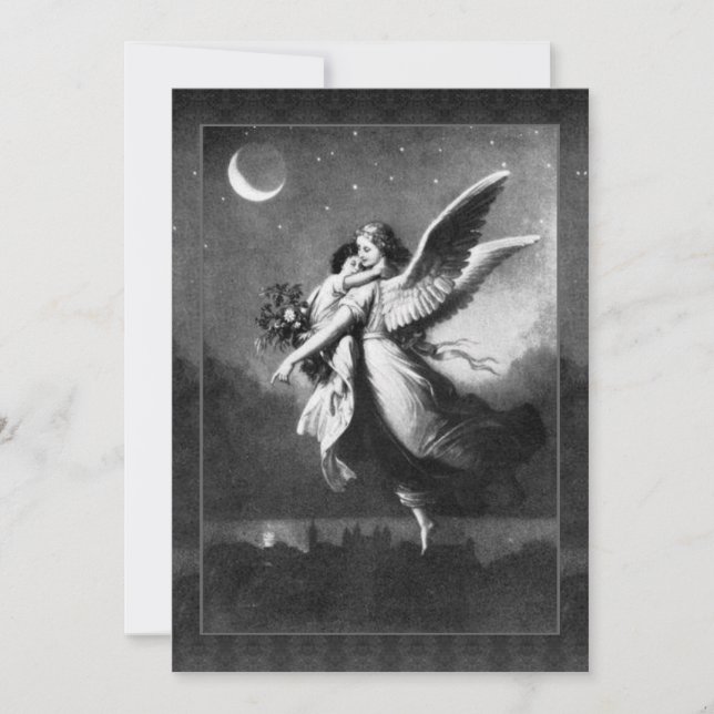 Carte Ange Gardien La Nuit (Devant)