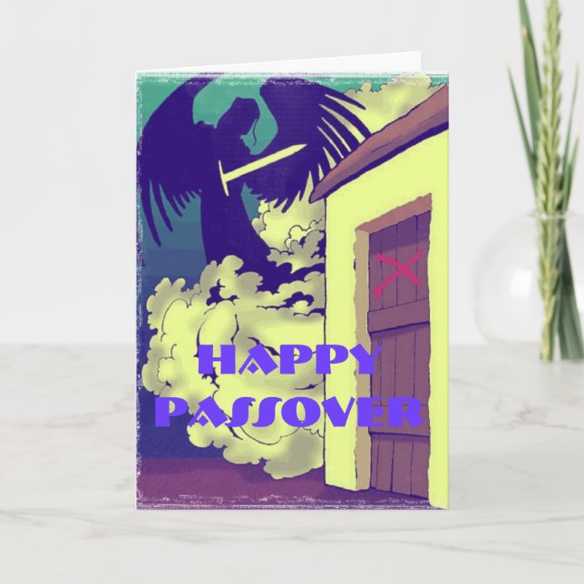 Carte Ange heureux de pâque (Devant)