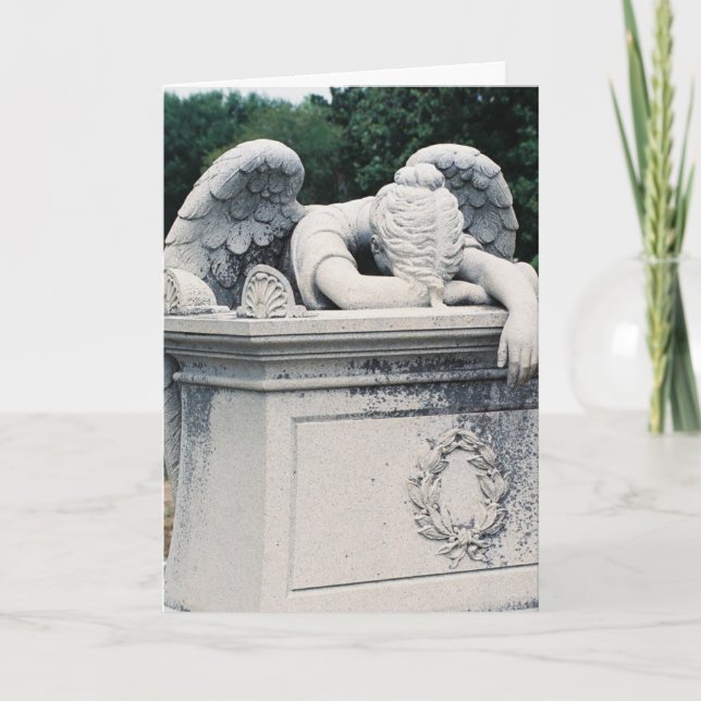 Carte Ange pleurant (Devant)