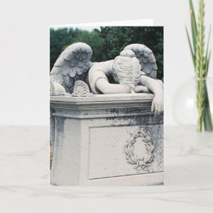 Carte Ange pleurant