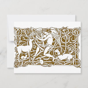 Carte Angel avec Harpe