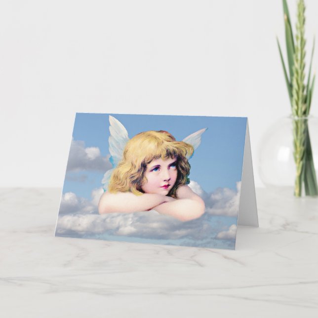 Carte Angel dans les nuages (Devant)