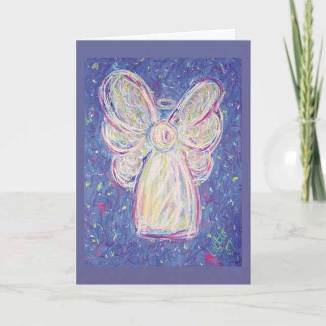 Carte Angel de nuit étoilée (Devant)