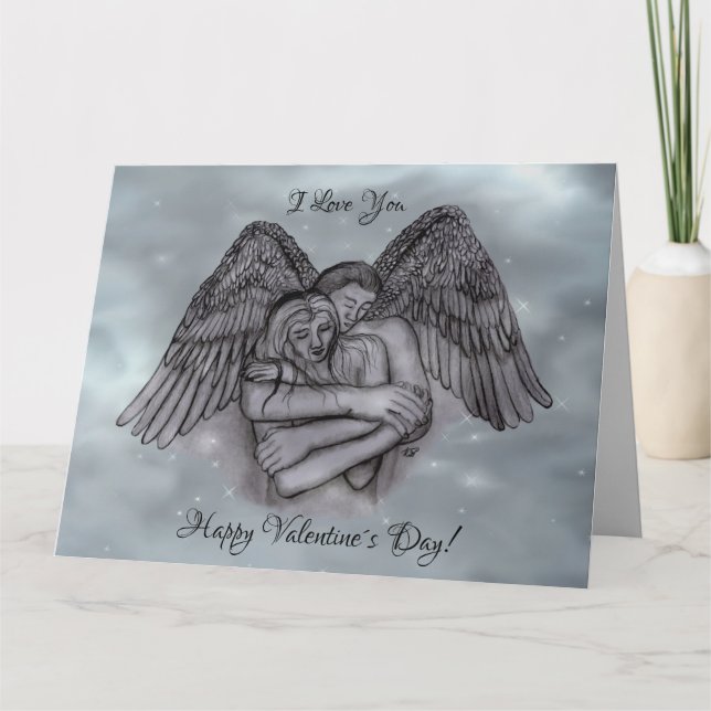 Carte Angel Eros dans Love, I Love You, Saint Valentin (Devant)