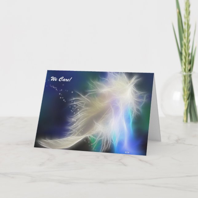 Carte Angel Feather et Stars (Devant)