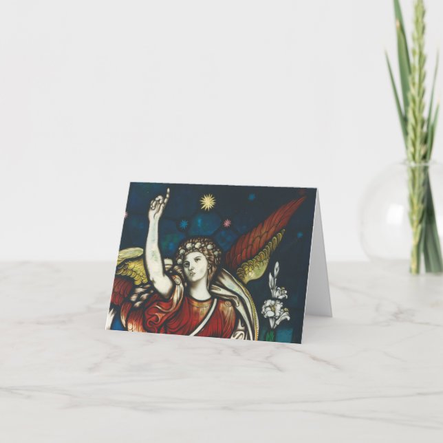 Carte Angel Gabriel blank card add your own text (Devant)