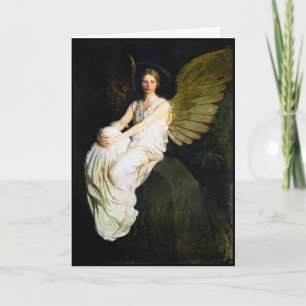 Carte Angel, peinture populaire d'Albert H. Thayer