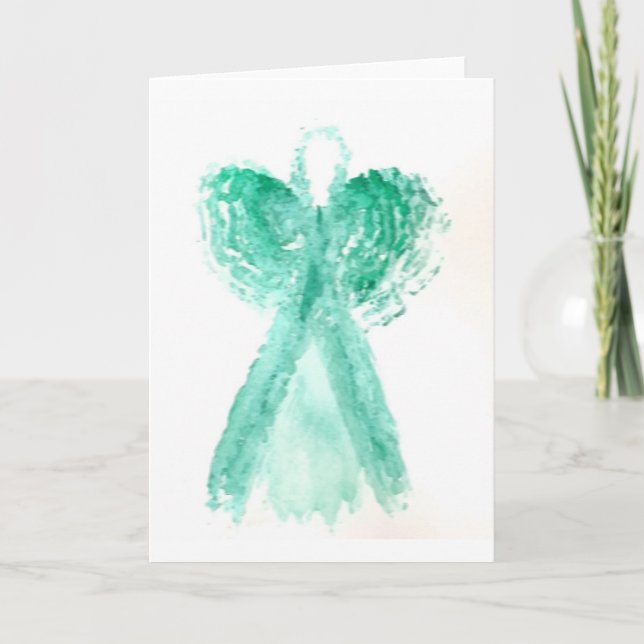 Carte Angel Turquoise de Kolleen 2 (Devant)