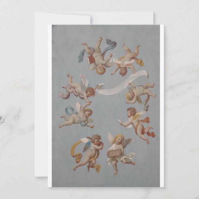 Carte Anges de Cherub de la Renaissance (Devant)
